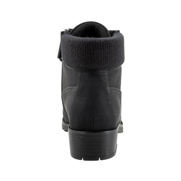 Trotters Womens Bellamy Boots US 8 M EU 38.5 Black Mid Calf NIB - Picture 3 of 13